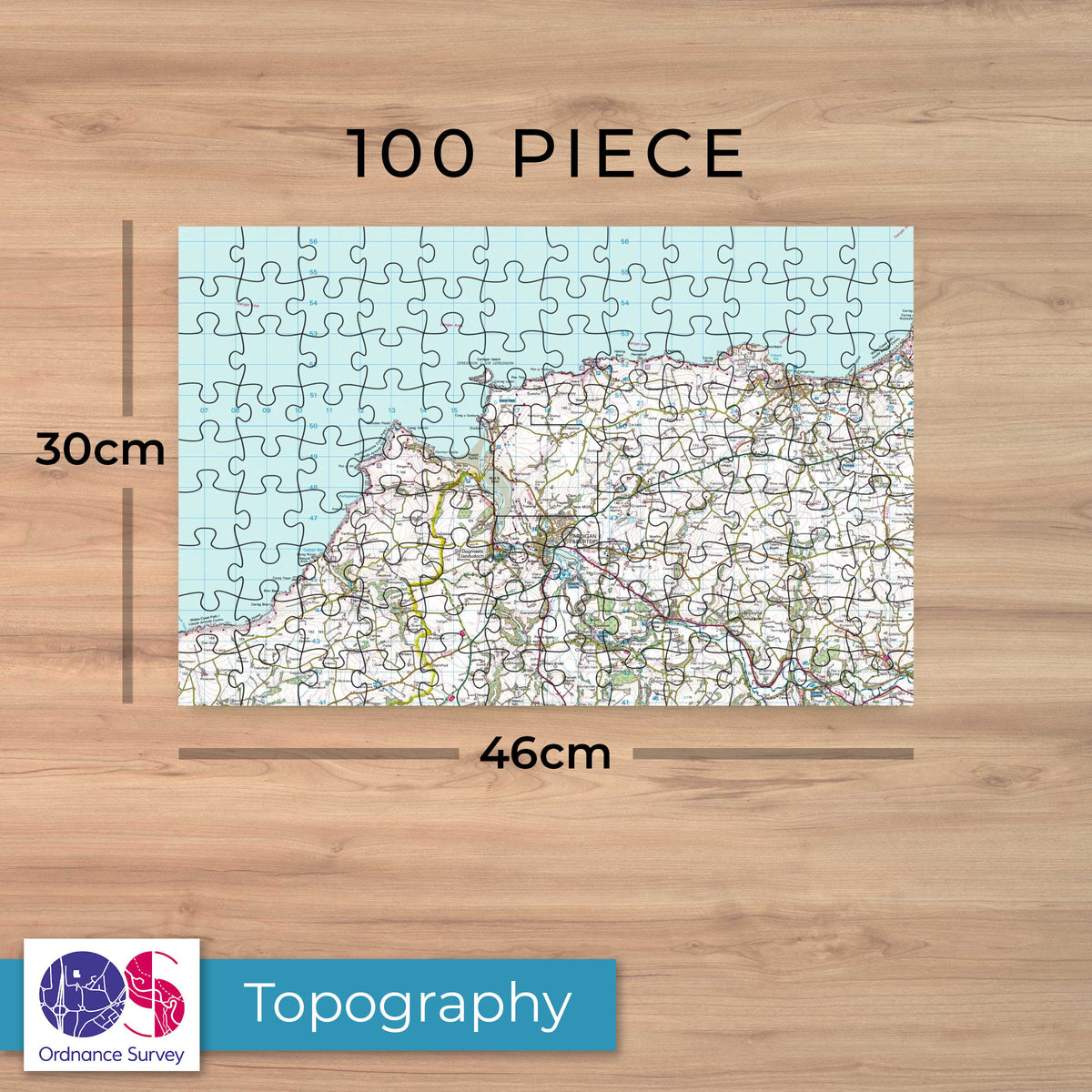 Hometown Personalised UK Map Jigsaw Puzzle
