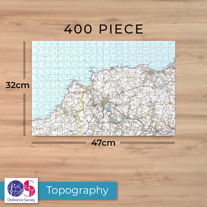 Hometown Personalised UK Map Jigsaw Puzzle