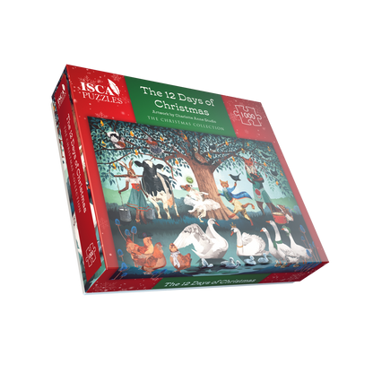 The 12 Days of Christmas 1000 or 500 Piece Jigsaw Puzzle