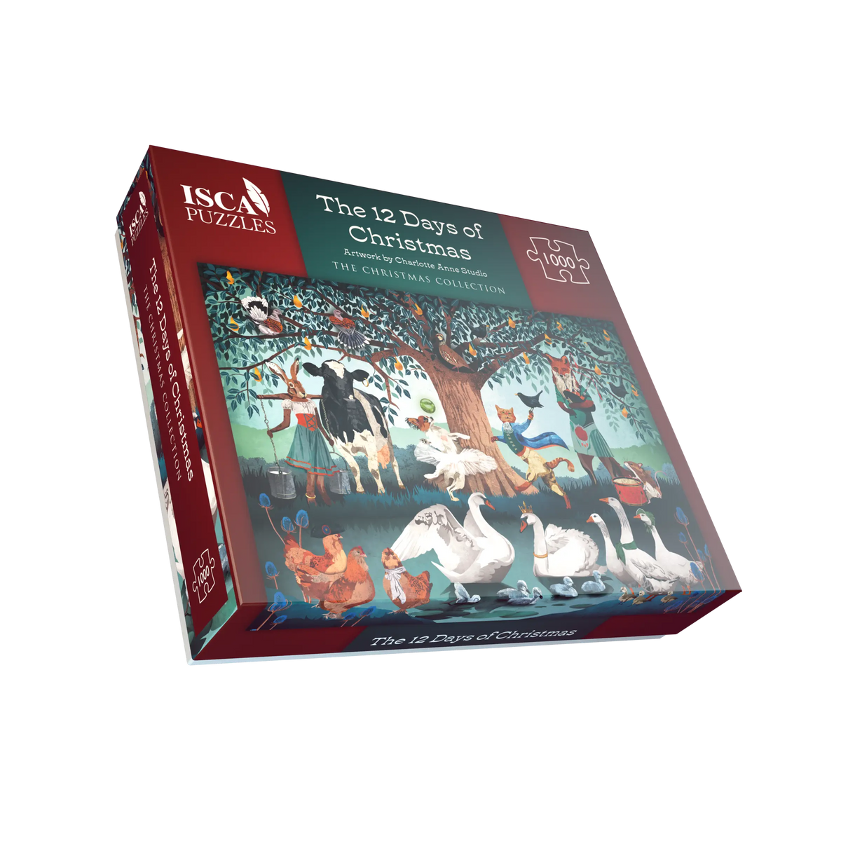 The Christmas Puzzler's Pair 2 x 1000 Piece Jigsaw Puzzle Bundle