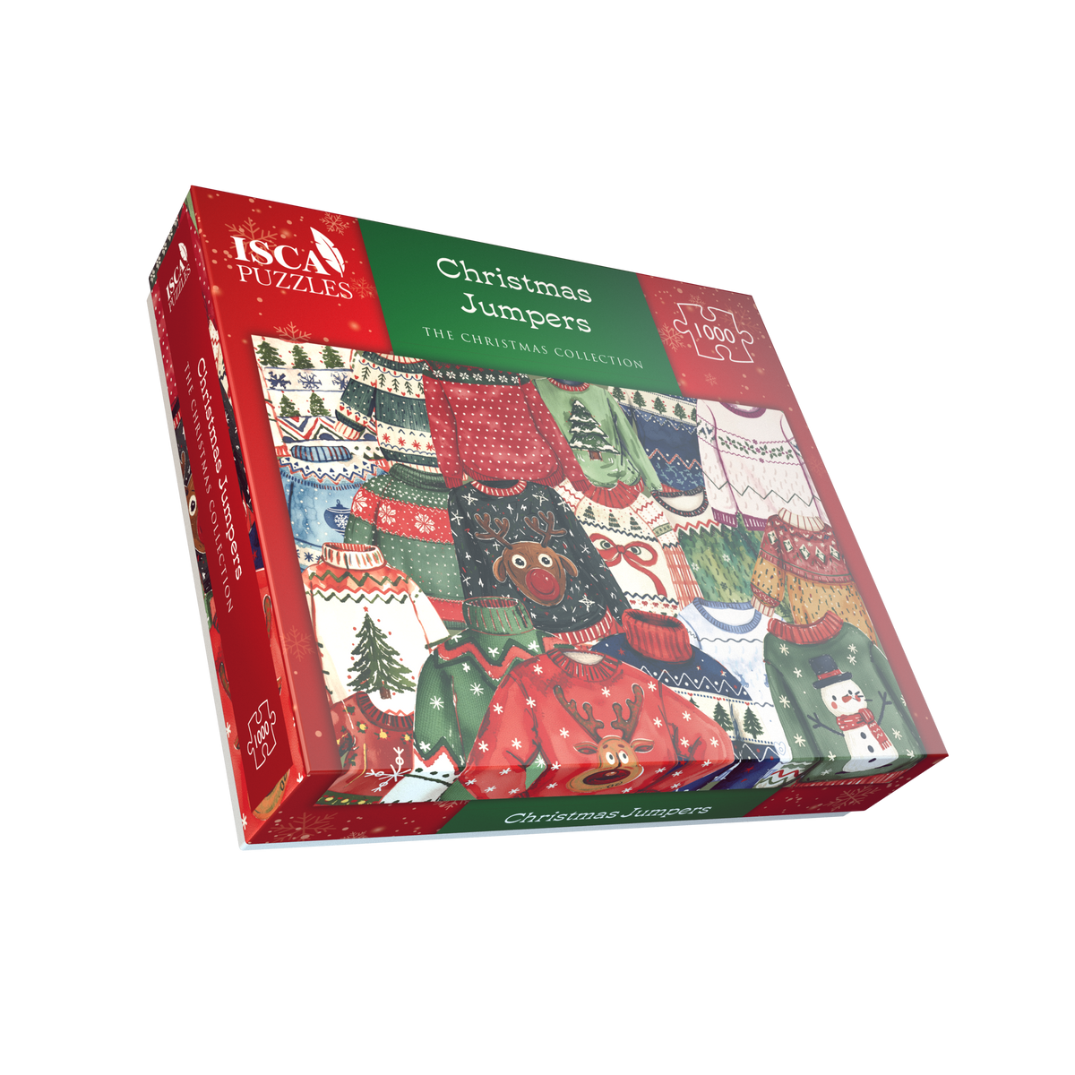 Christmas Jumpers 1000 or 500 Piece Jigsaw Puzzle