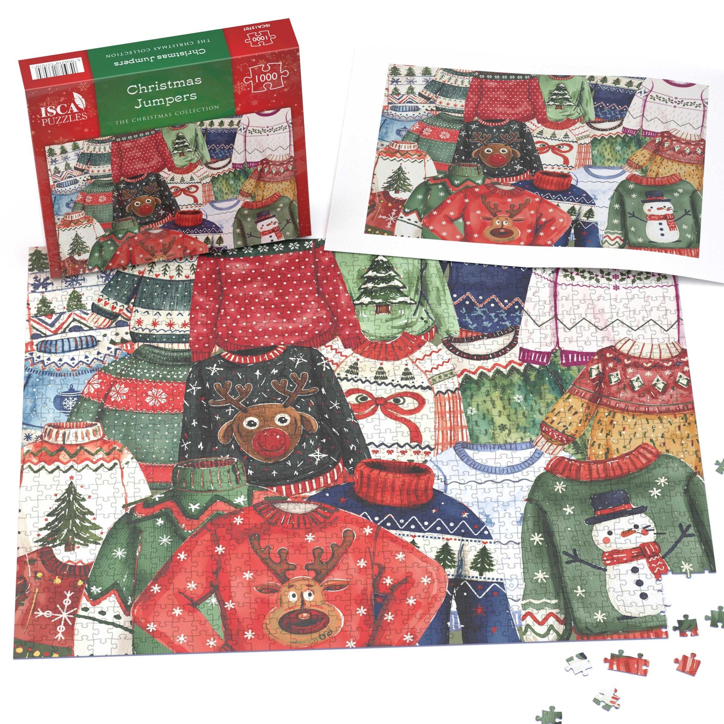 Christmas Jumpers 1000 Piece Jigsaw Puzzle