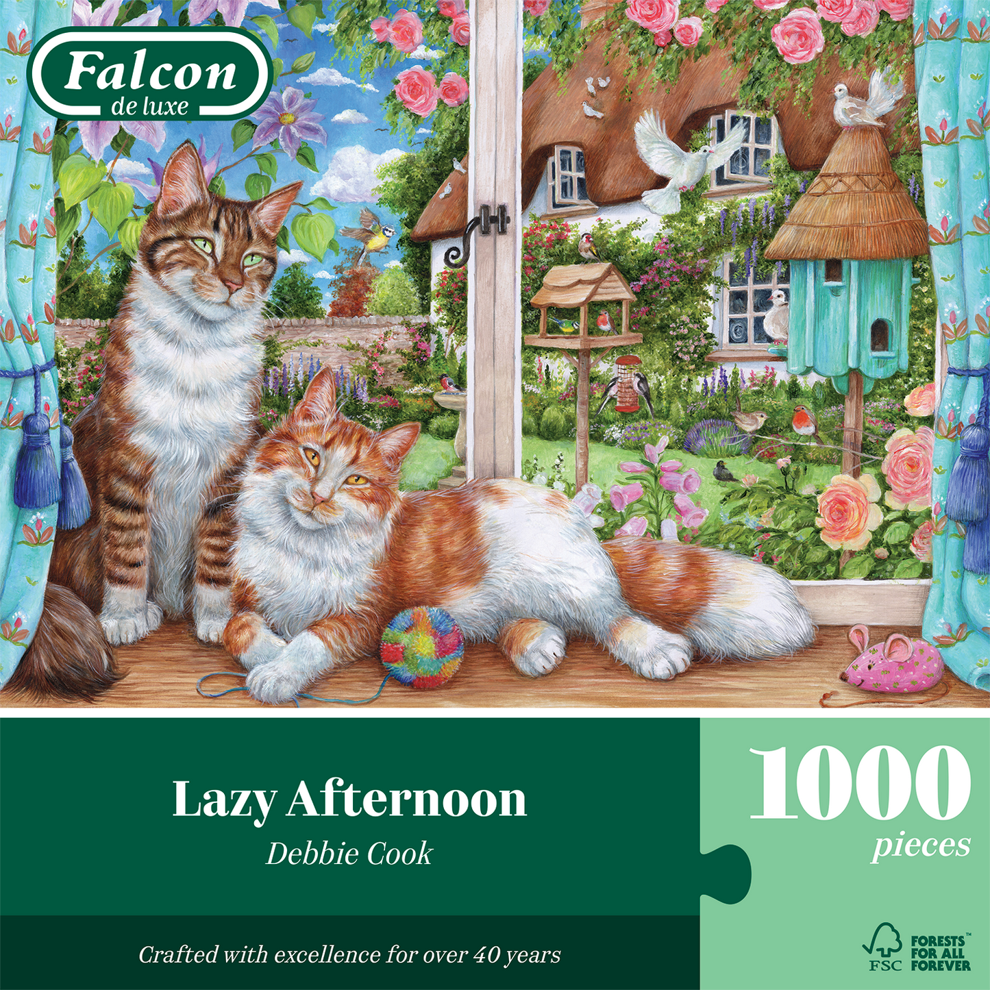 Falcon de Luxe Lazy Afternoon 1000 Piece Jigsaw Puzzle