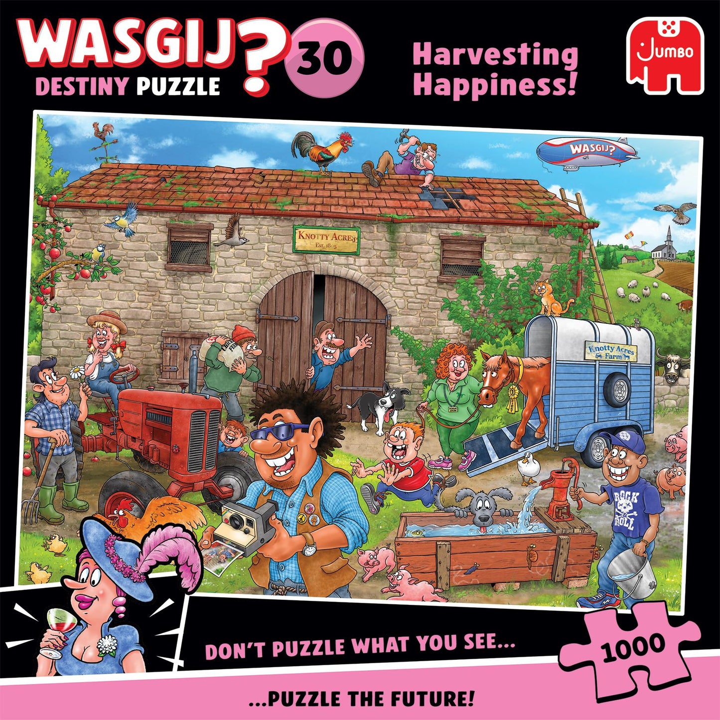 Wasgij Destiny 30 Harvesting Happiness 1000 Piece Jigsaw Puzzle