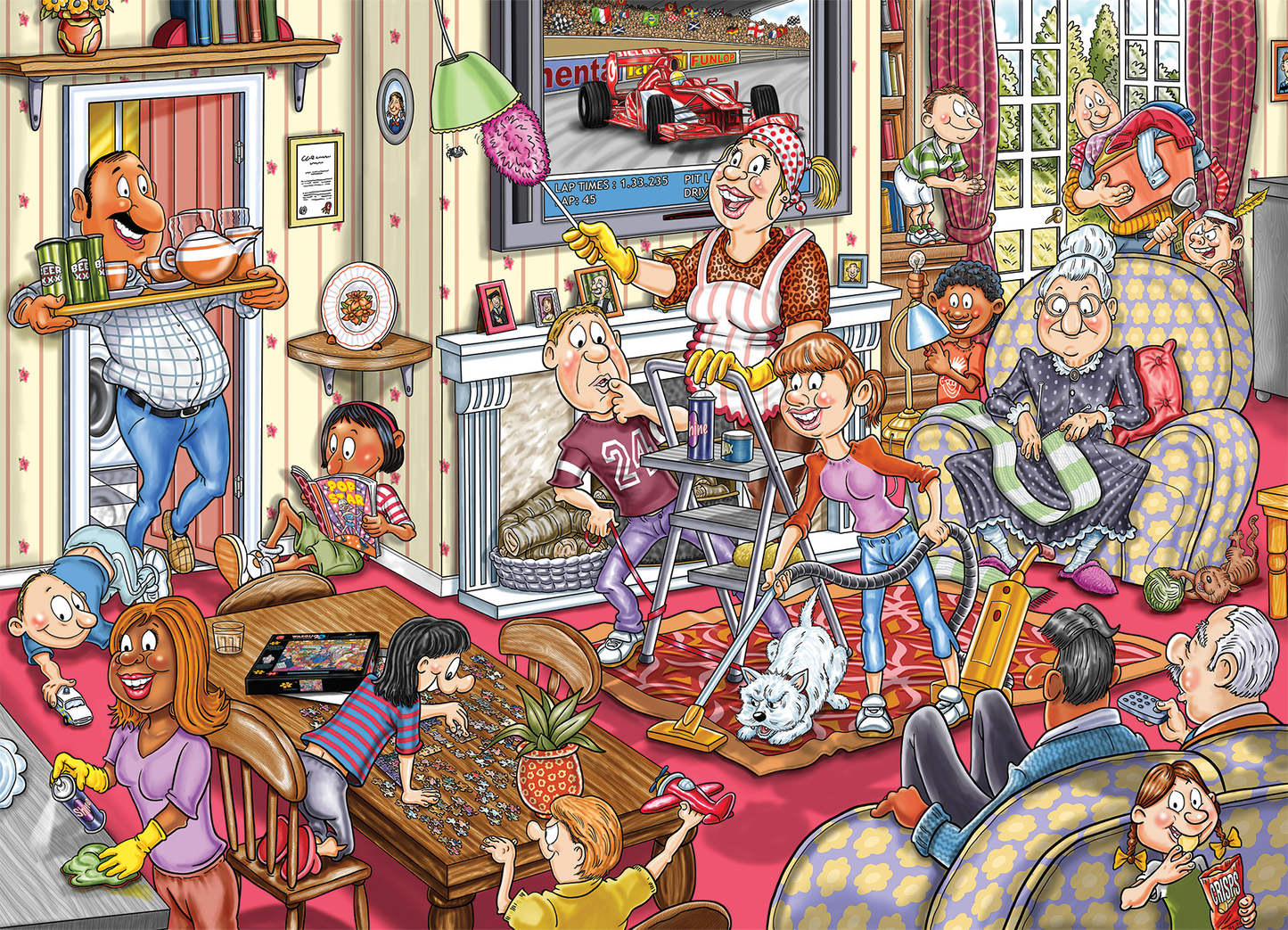 PRE-ORDER Wasgij Retro Mystery 10 Spring Has Sprung 1000 Piece Jigsaw Puzzle