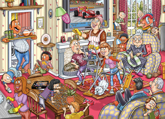 PRE-ORDER Wasgij Retro Mystery 10 Spring Has Sprung 1000 Piece Jigsaw Puzzle