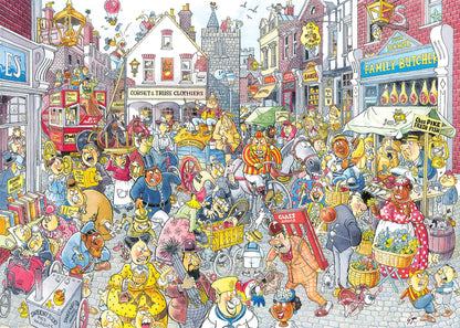 Wasgij Retro Destiny 10 High Street Hassle 1000 Piece Jigsaw Puzzle
