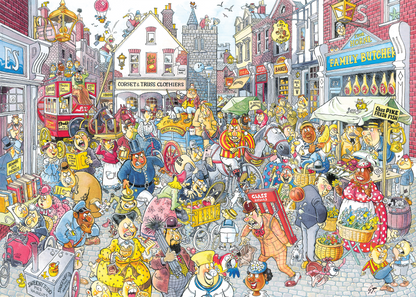 PRE-ORDER Wasgij Retro Destiny 10 High Street Hassle 1000 Piece Jigsaw Puzzle