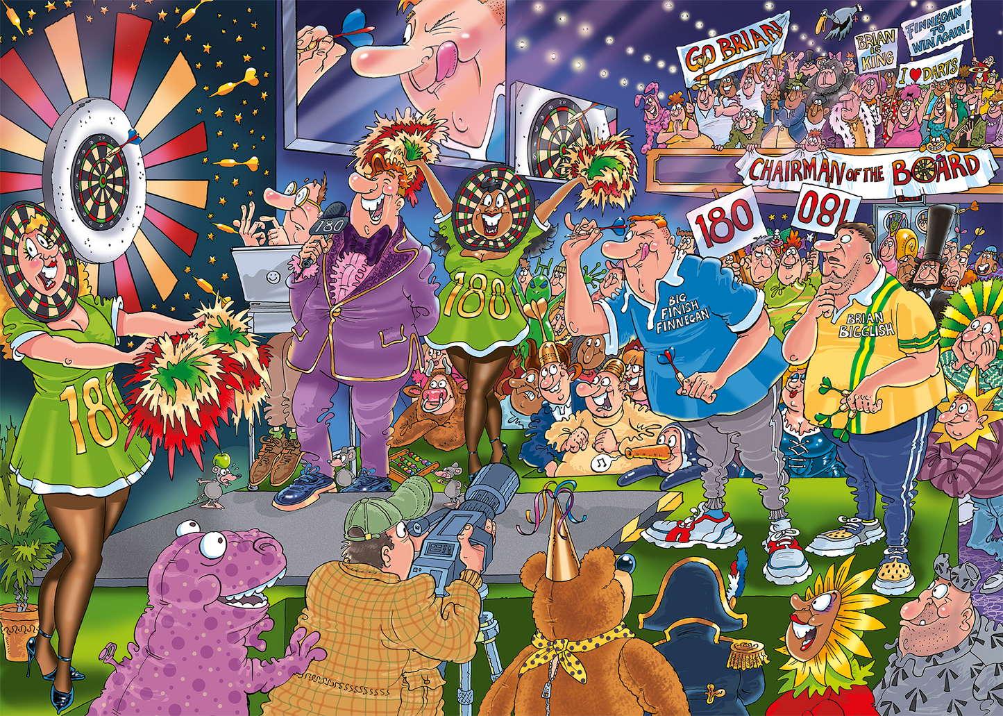 PRE-ORDER Wasgij Mystery 30 Bullseye 1000 Piece Jigsaw Puzzle