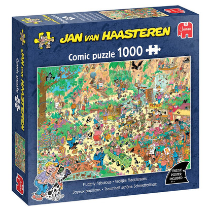 Jan Van Haasteren Flutterly Fabulous 1000 Piece Jigsaw