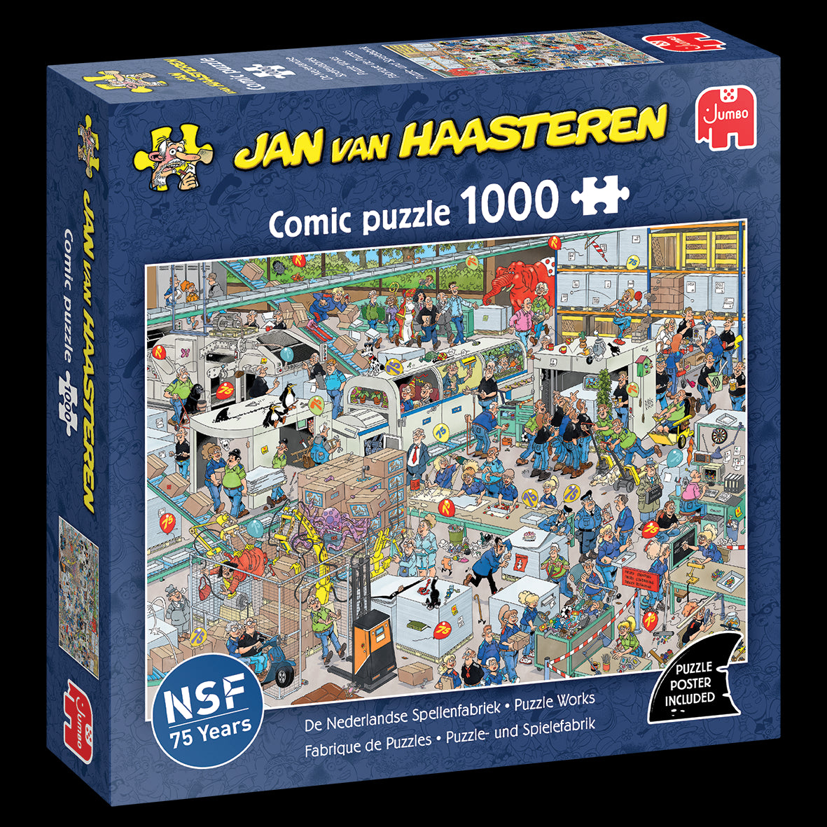 PRE-ORDER Jan van Haasteren - Puzzle Works 1000 Piece Jigsaw Puzzle
