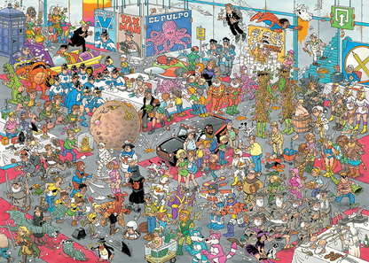 PRE-ORDER Jan van Haasteren Give us Some Space & All Dressed Up 2 x 1000 Piece Jigsaw Puzzle Set