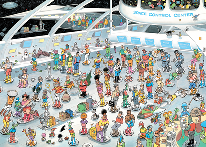 PRE-ORDER Jan van Haasteren Give us Some Space & All Dressed Up 2 x 1000 Piece Jigsaw Puzzle Set