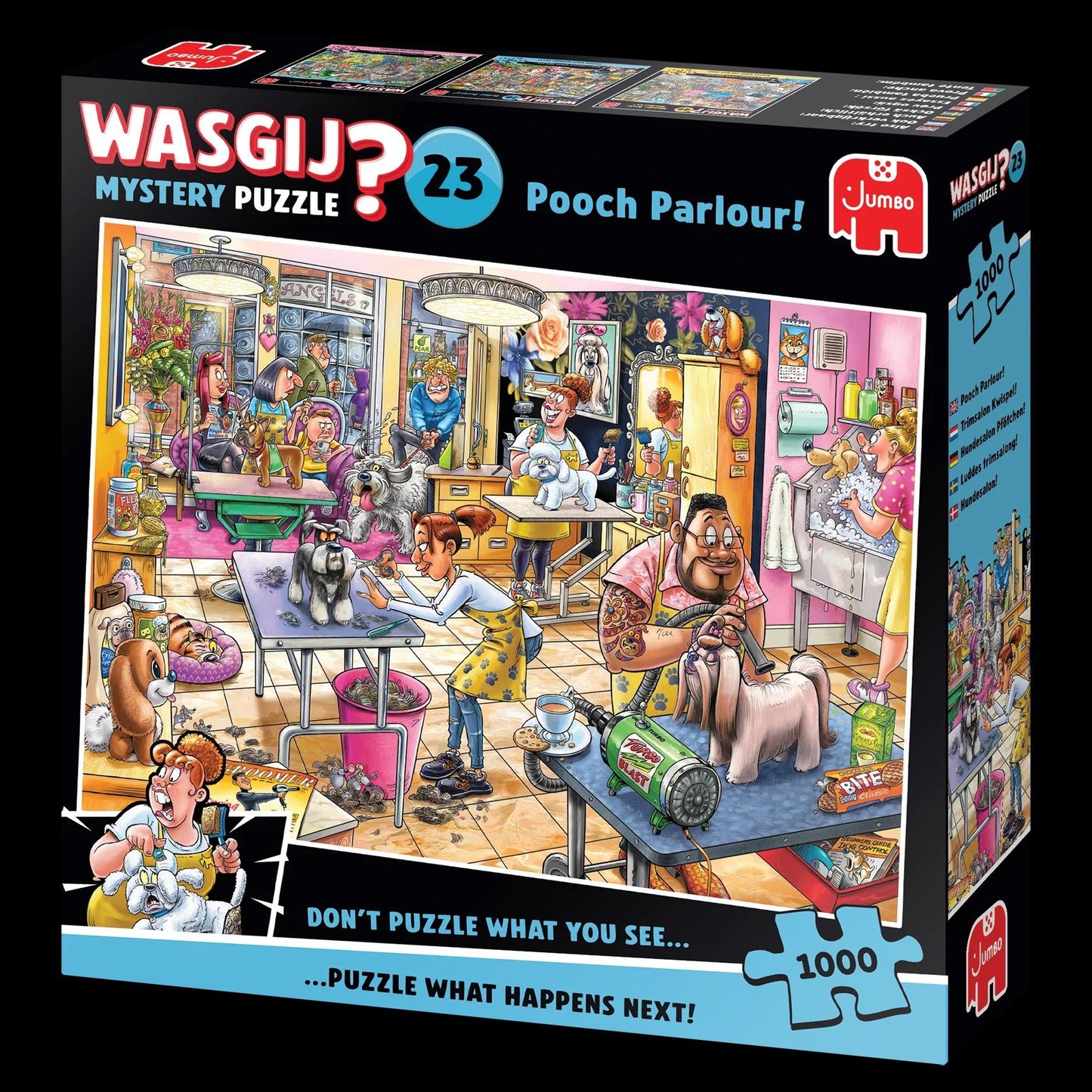 Wasgij Mystery 23 Pooch Parlour 1000 Piece Jigsaw