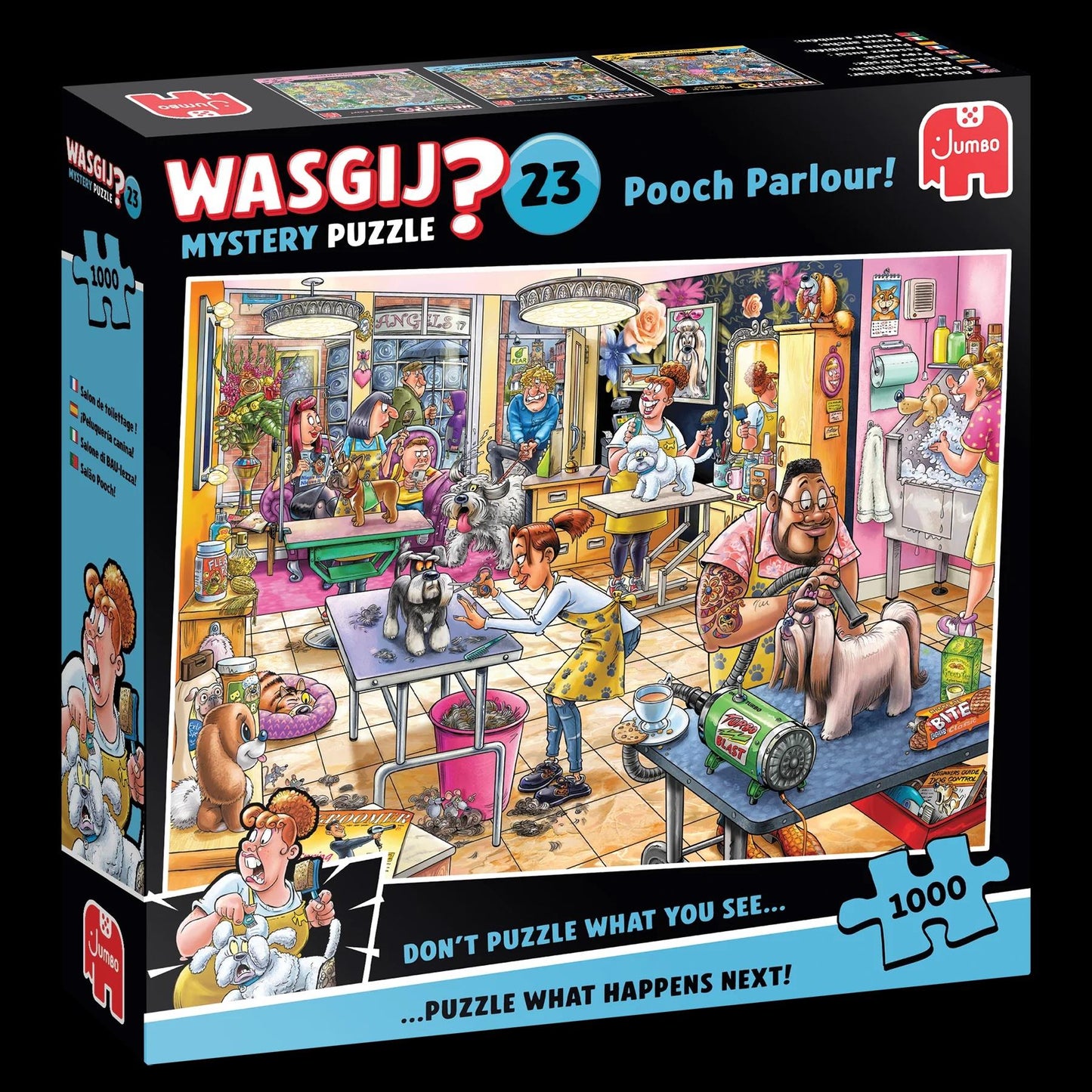 Wasgij Mystery 23 Pooch Parlour 1000 Piece Jigsaw
