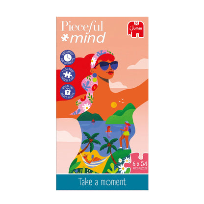 Pieceful Mind- Take a moment Jigsaw Set (7 x 54 Piece  Puzzles)