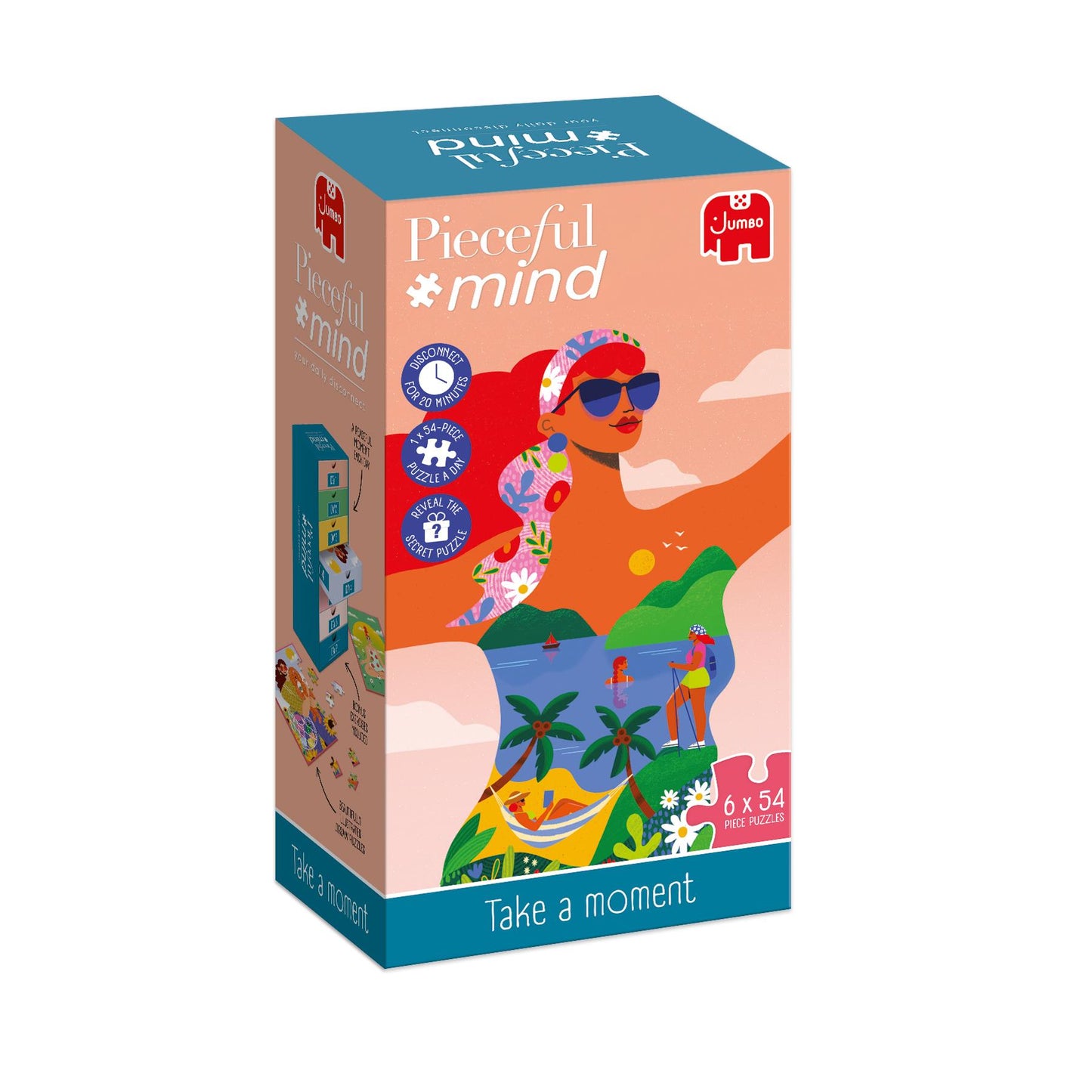 Pieceful Mind- Take a moment Jigsaw Set (7 x 54 Piece  Puzzles)