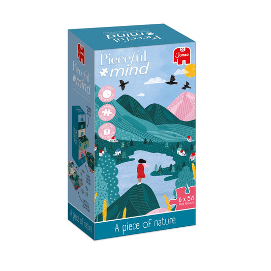 Pieceful Mind - A piece of Nature Jigsaw Set (7 x 54 Piece  Puzzles)