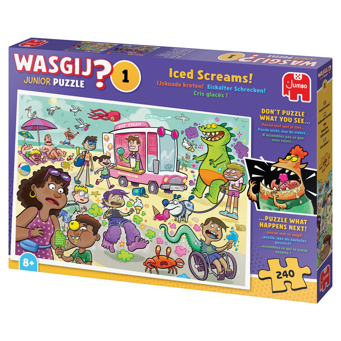 PRE-ORDER Wasgij Junior 1 Iced Screams 240 Piece Jigsaw Puzzle