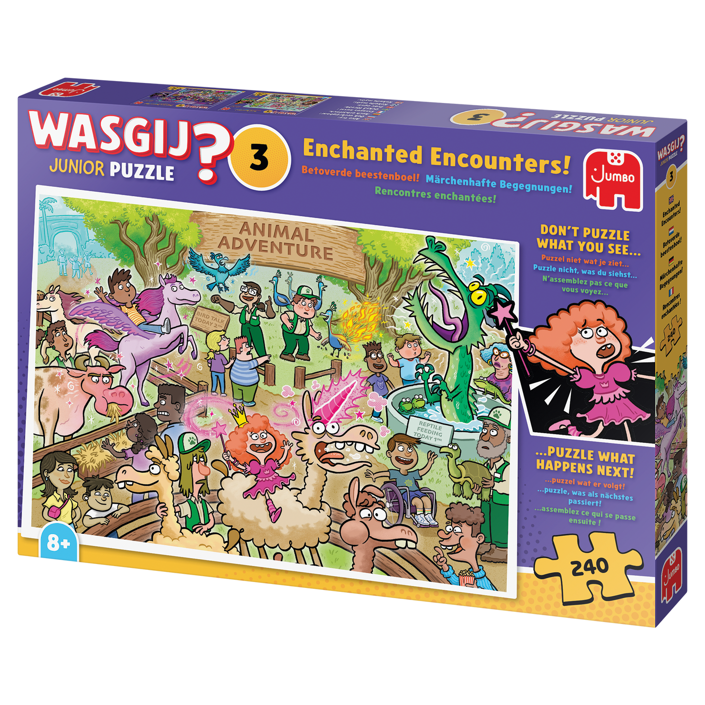 Wasgij Junior 3 Enchanted Encounters 240 Piece Jigsaw Puzzle