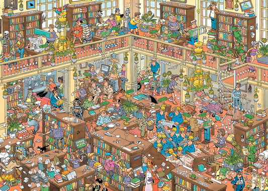 PRE-ORDER Jan van Haasteren The Library 500XL Piece  Jigsaw Puzzle