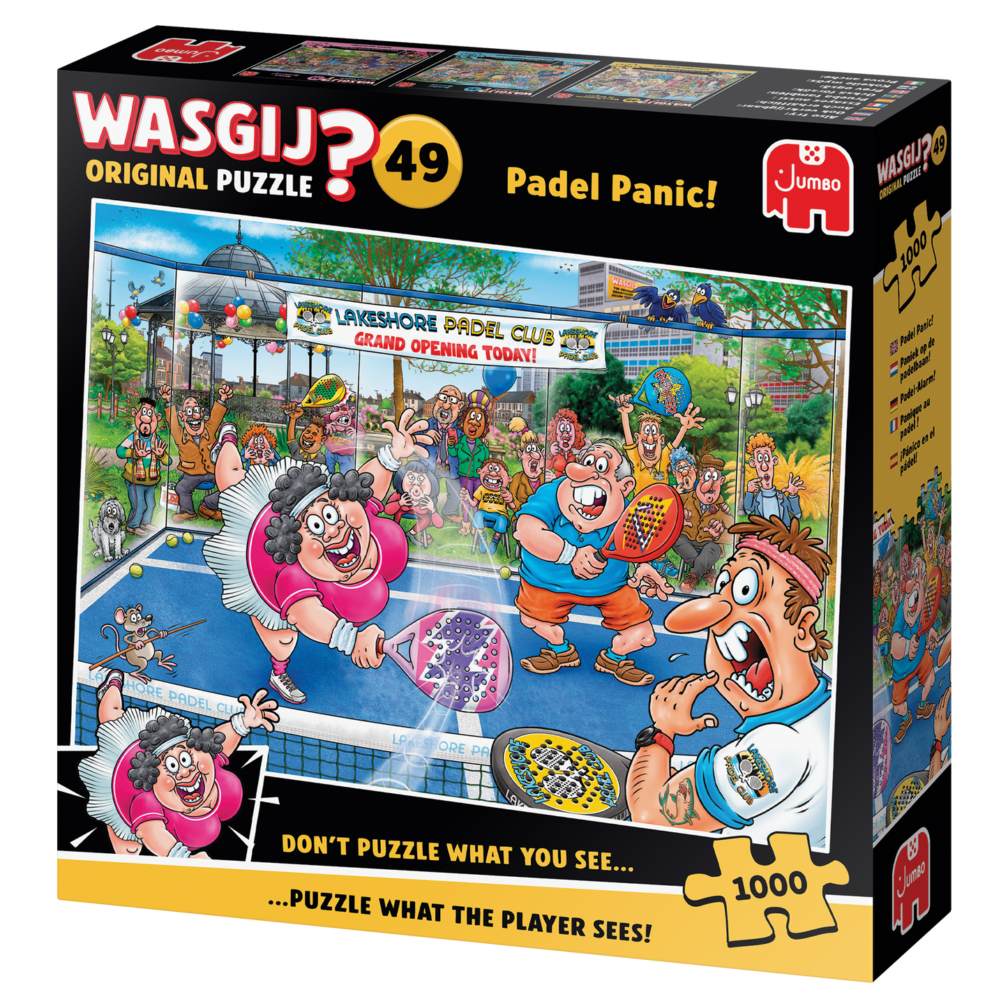 PRE-ORDER Wasgij Original 49 Padel Panic 1000 Piece Jigsaw Puzzle
