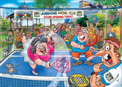 PRE-ORDER Wasgij Original 49 Padel Panic 1000 Piece Jigsaw Puzzle