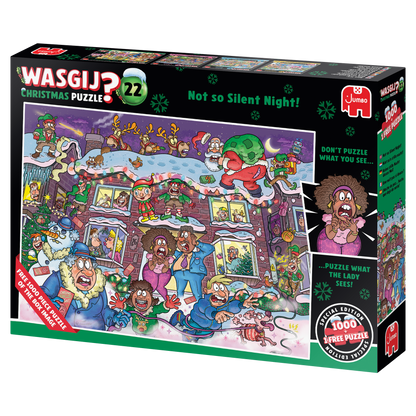 PRE-ORDER Wasgij Christmas 22 Not So Silent Night! 2 x 1000 Piece Jigsaw Puzzle