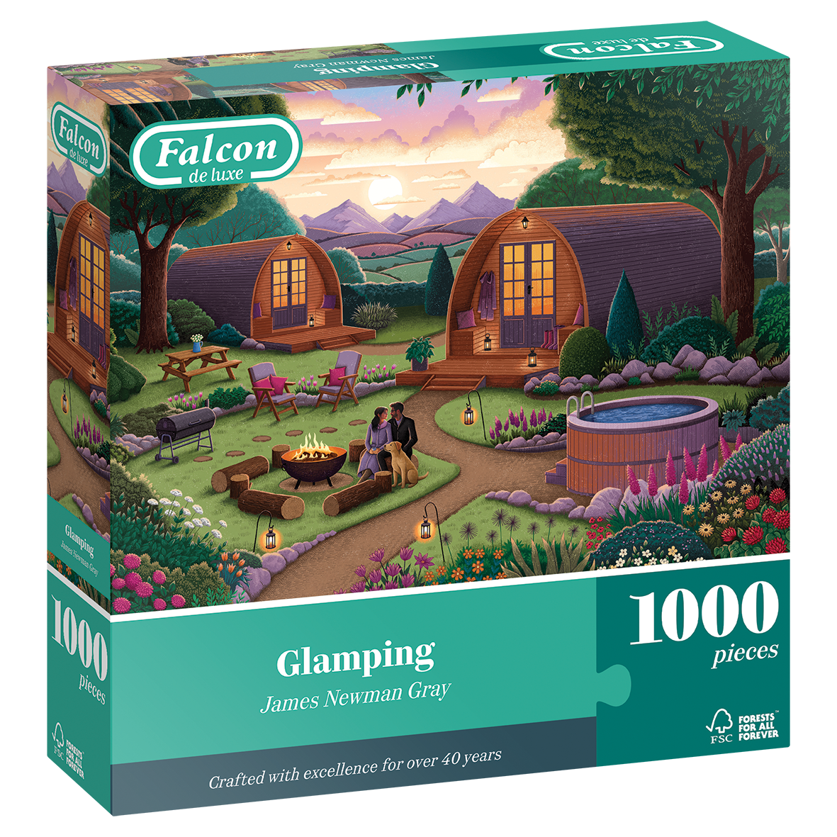 Glamping 1000 Piece Jigsaw Puzzle
