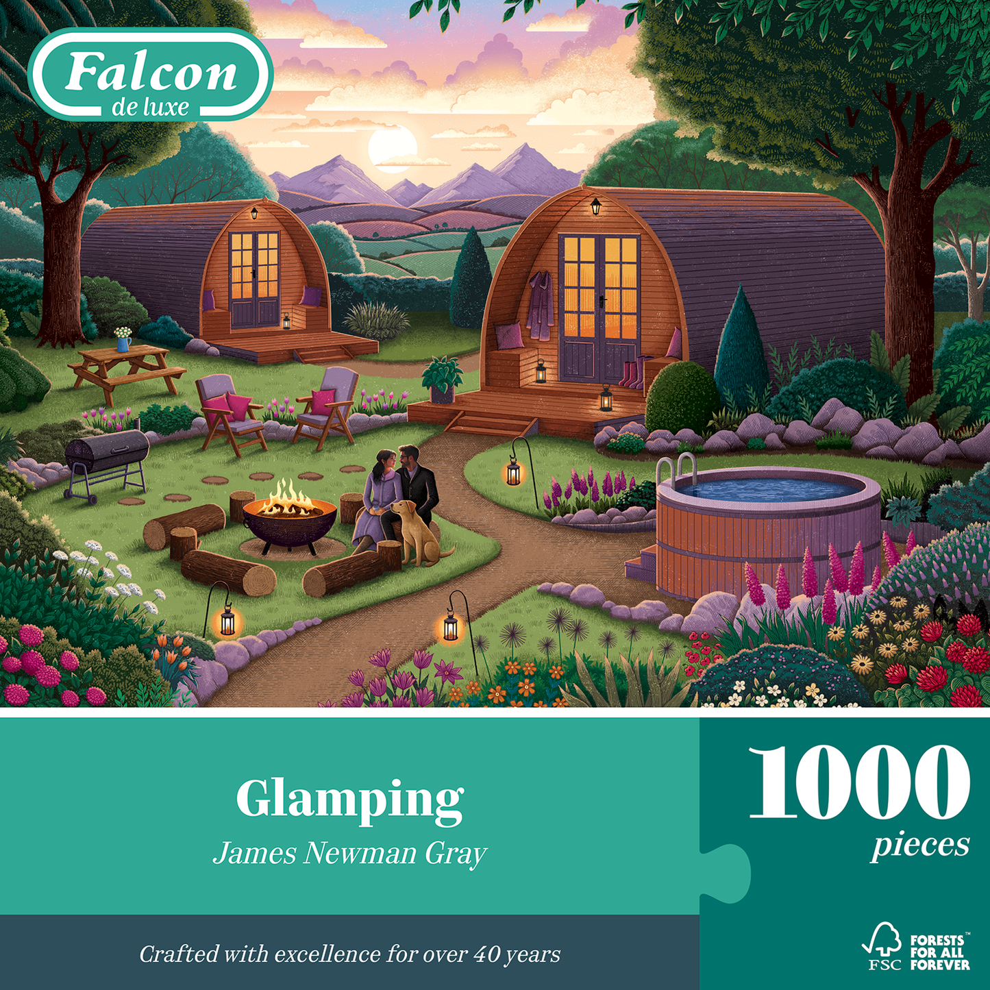 Glamping 1000 Piece Jigsaw Puzzle