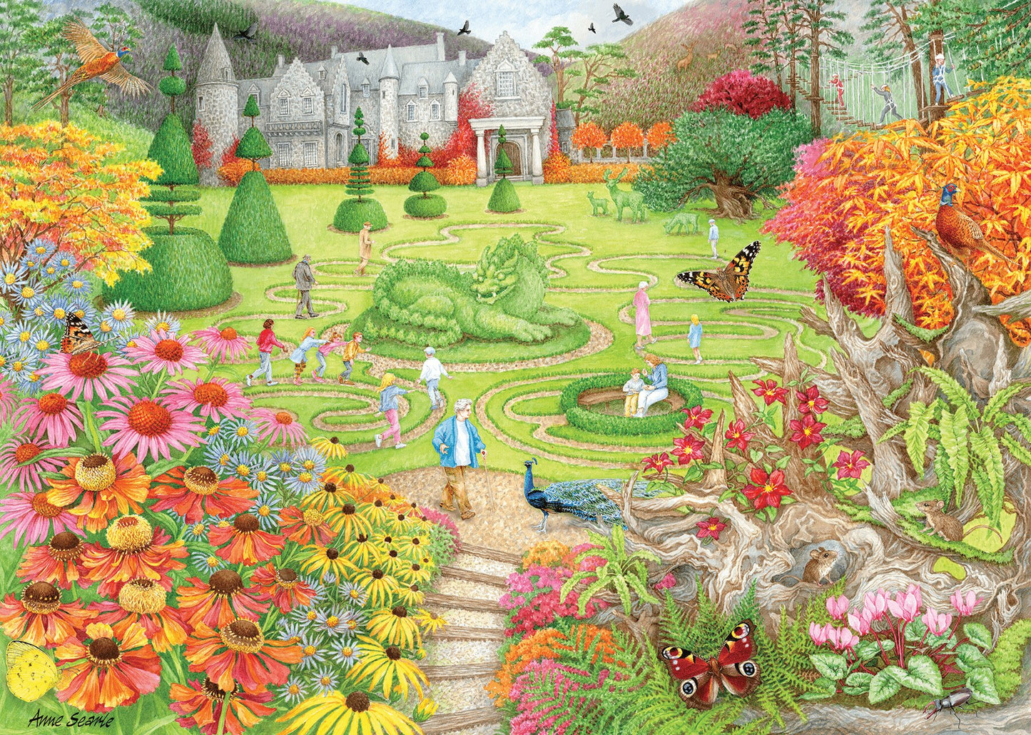 Falcon de Luxe Garden Trails 1000 Piece Jigsaw Puzzle