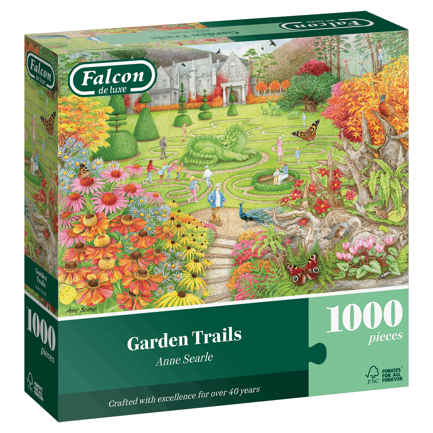 Falcon de Luxe Garden Trails 1000 Piece Jigsaw Puzzle