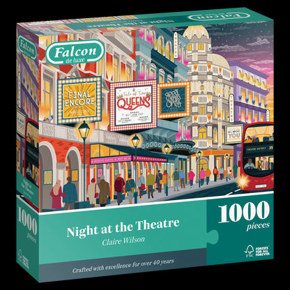 Falcon de Luxe Night at the Theatre 1000 Piece Jigsaw Puzzle
