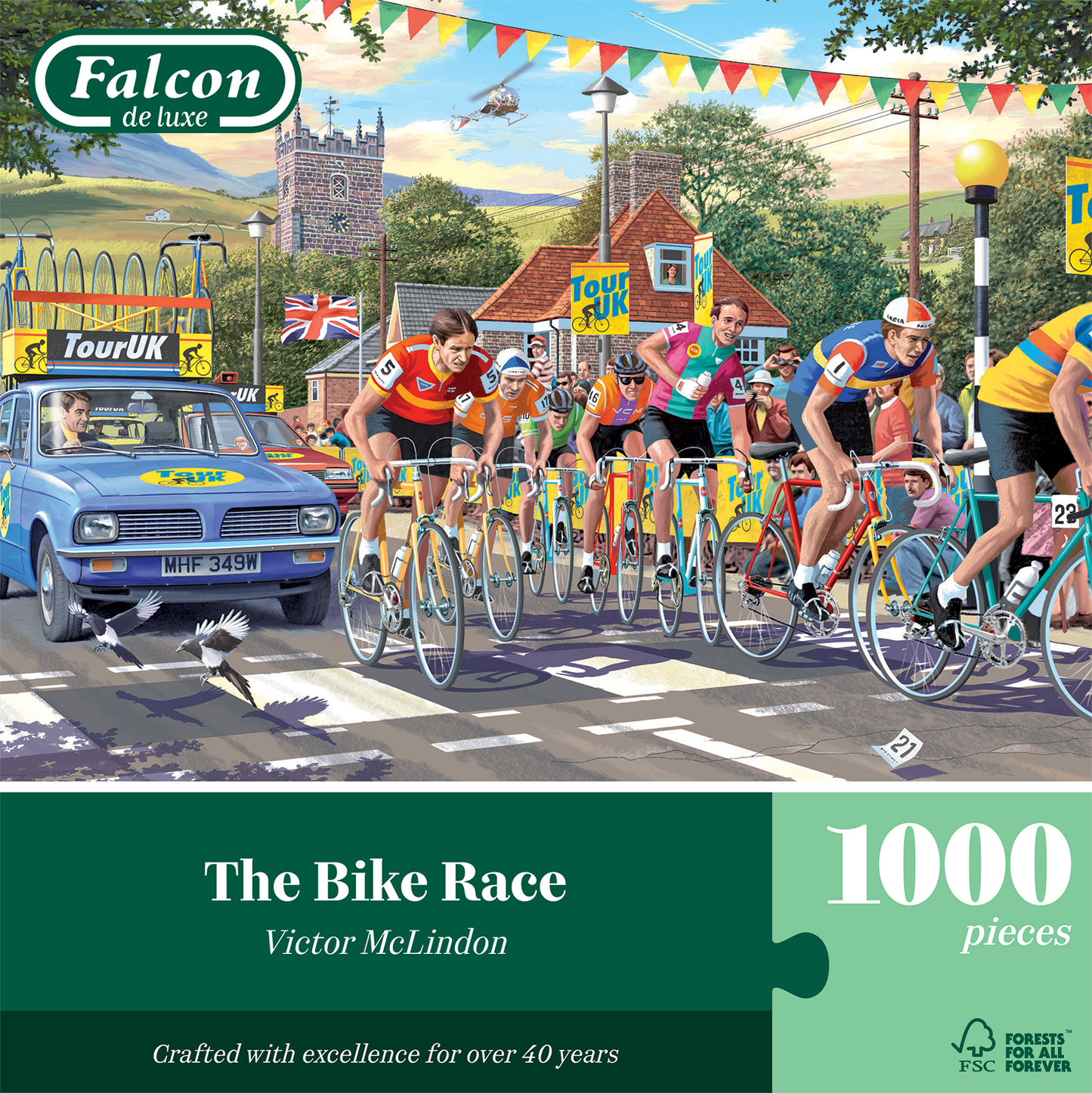 The Bike Race 1000 Piece Jigsaw Puzzle