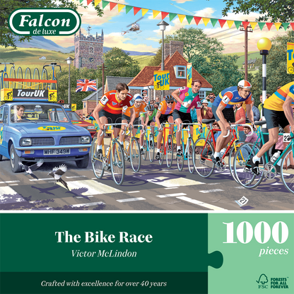 The Bike Race 1000 Piece Jigsaw Puzzle