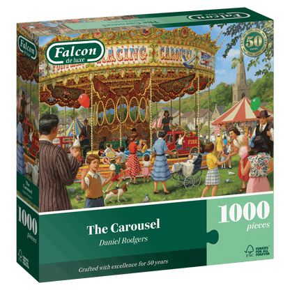 Falcon de luxe The Carousel 1000 Piece Jigsaw Puzzle