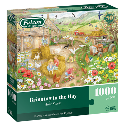 Falcon de luxe Bringing in the Hay 1000 Piece Jigsaw Puzzle