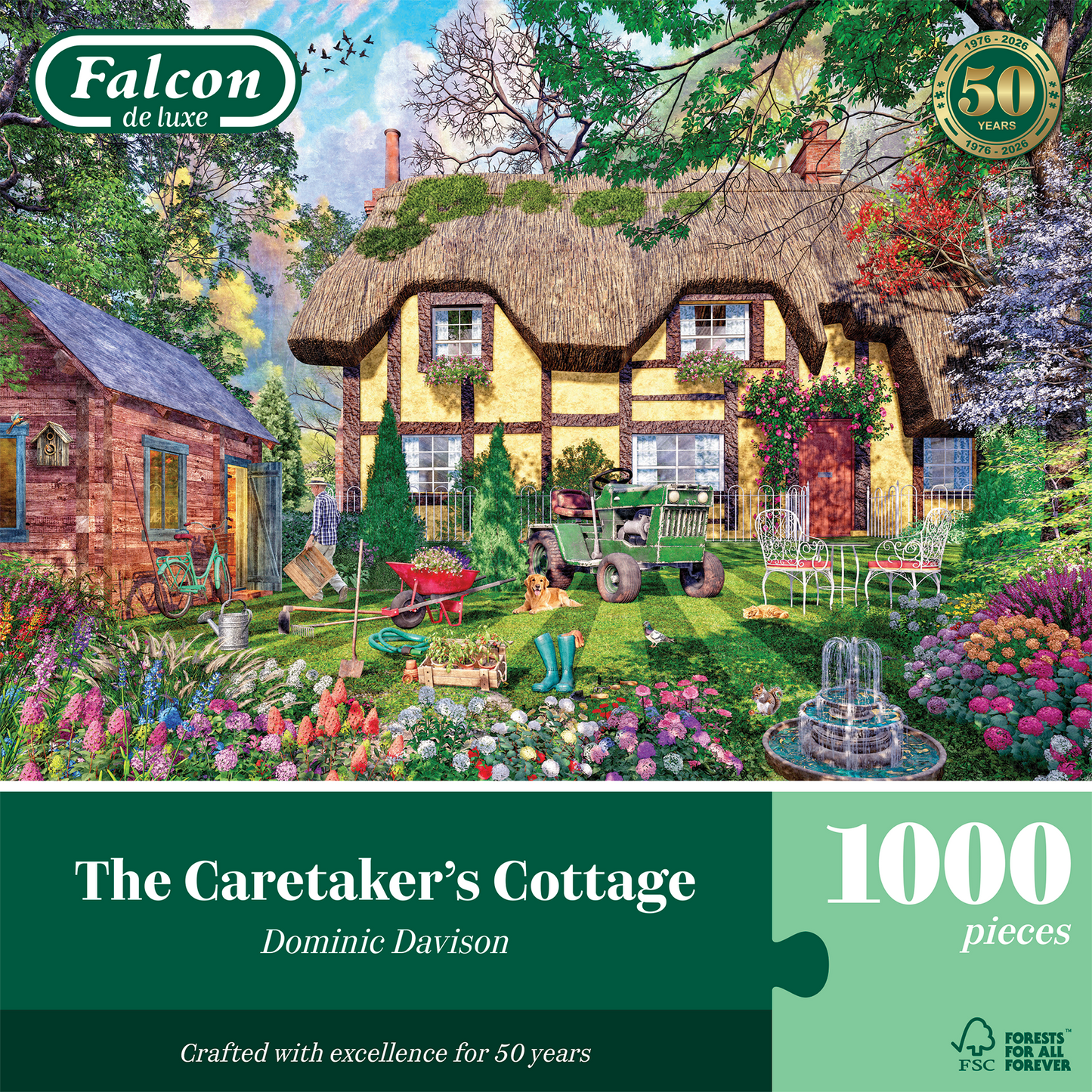 Falcon de luxe The Caretaker's Cottage 1000 Piece Jigsaw Puzzle