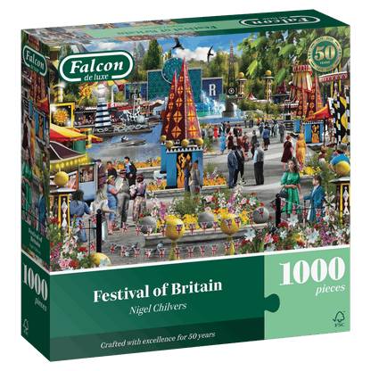 Falcon de luxe Festival of Britain 1000 Piece Jigsaw Puzzle