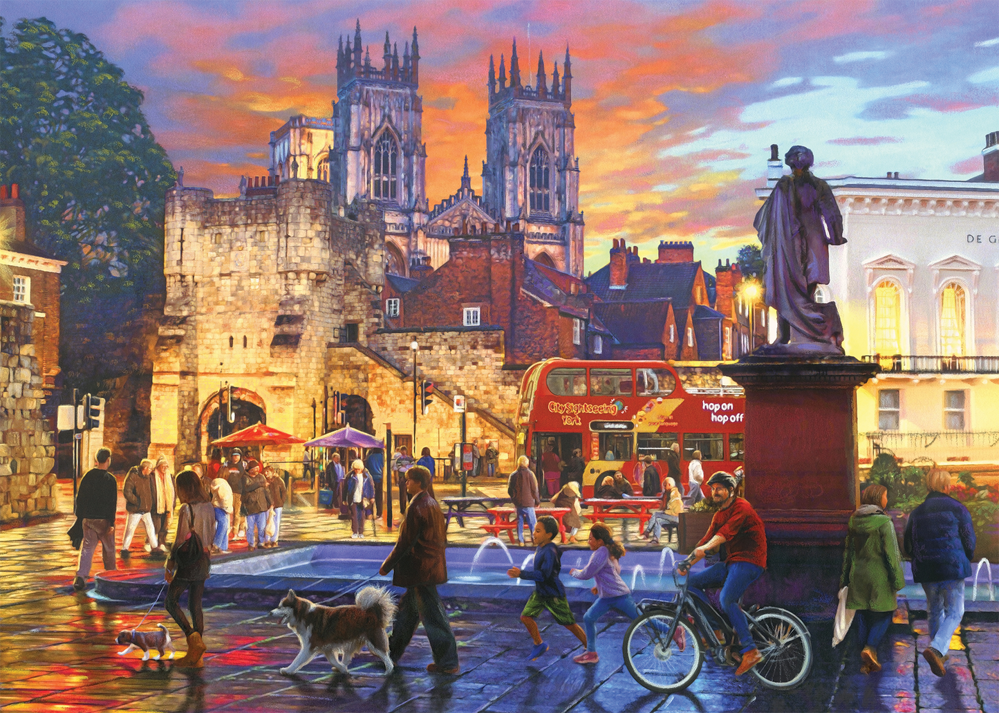 Falcon de luxe A Trip to York 1000 Piece Jigsaw Puzzle