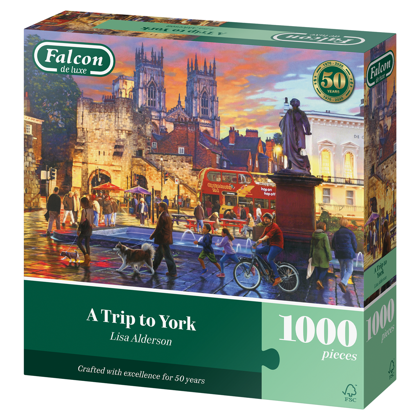 Falcon de luxe A Trip to York 1000 Piece Jigsaw Puzzle