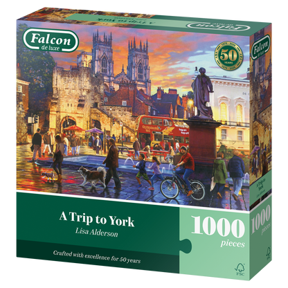 Falcon de luxe A Trip to York 1000 Piece Jigsaw Puzzle