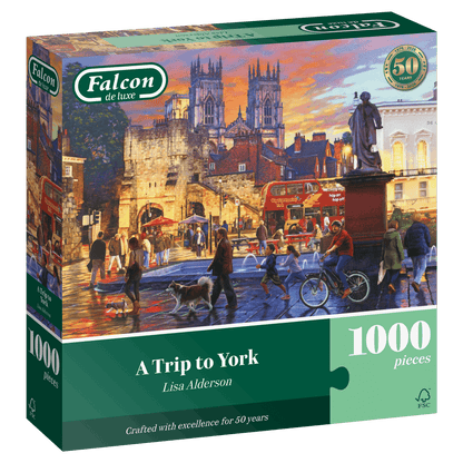 Falcon de luxe A Trip to York 1000 Piece Jigsaw Puzzle