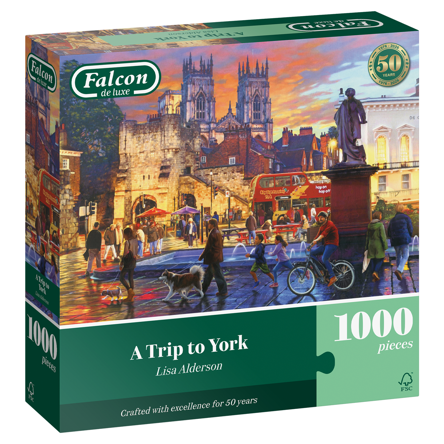 Falcon de luxe A Trip to York 1000 Piece Jigsaw Puzzle
