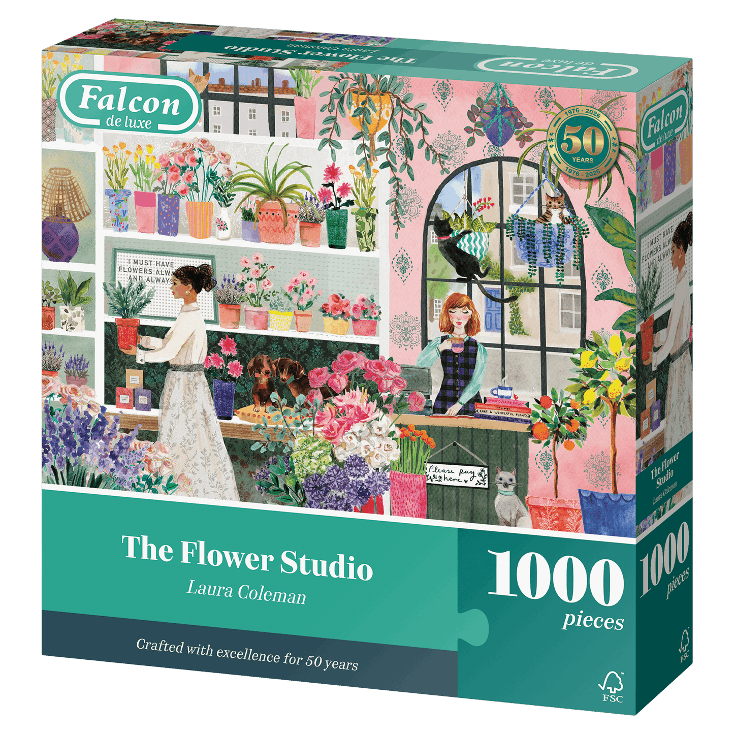 Falcon de luxe The Flower Studio 1000 Piece Jigsaw Puzzle