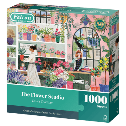 Falcon de luxe The Flower Studio 1000 Piece Jigsaw Puzzle