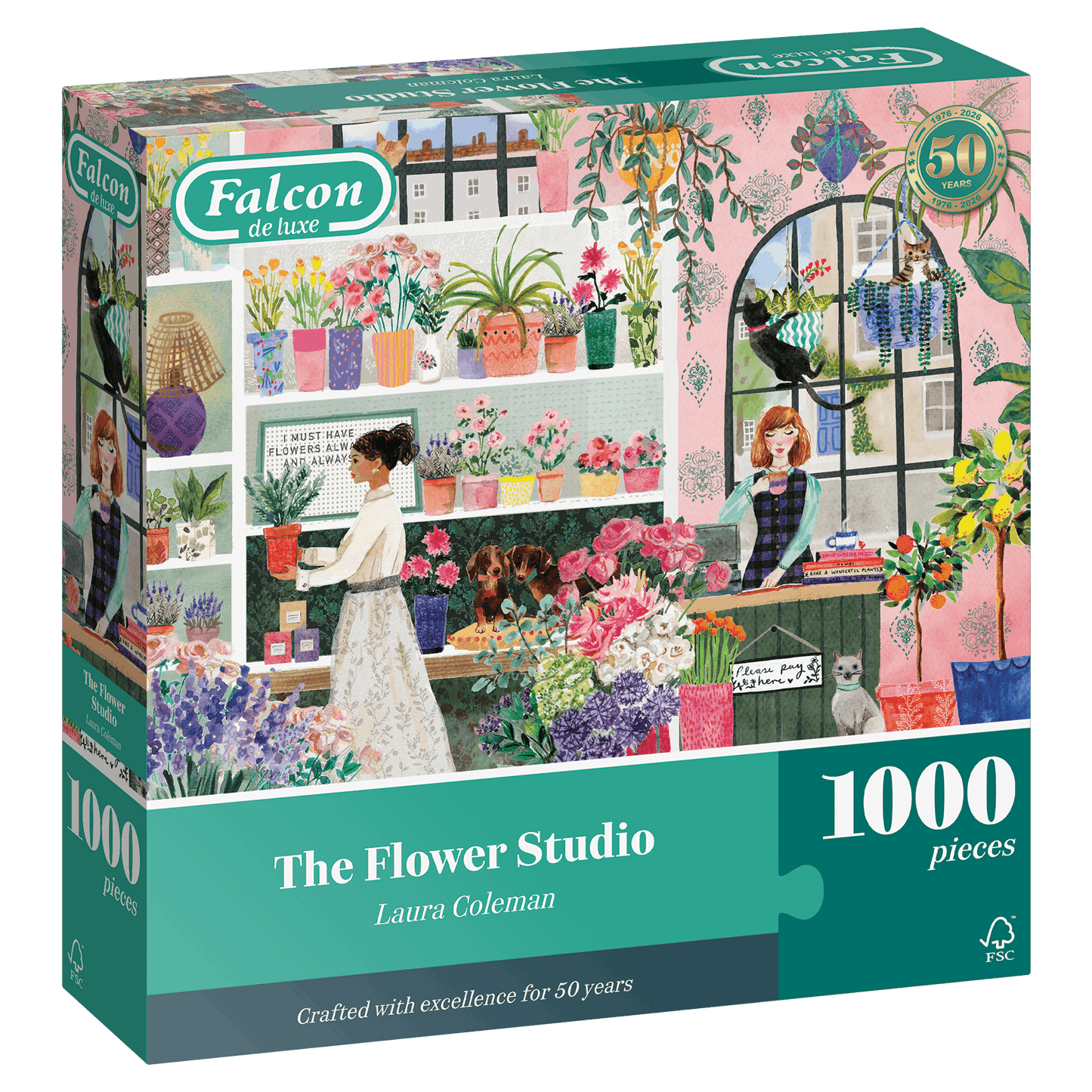 Falcon de luxe The Flower Studio 1000 Piece Jigsaw Puzzle