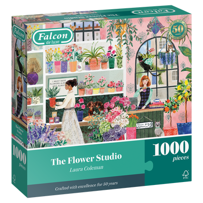 Falcon de luxe The Flower Studio 1000 Piece Jigsaw Puzzle