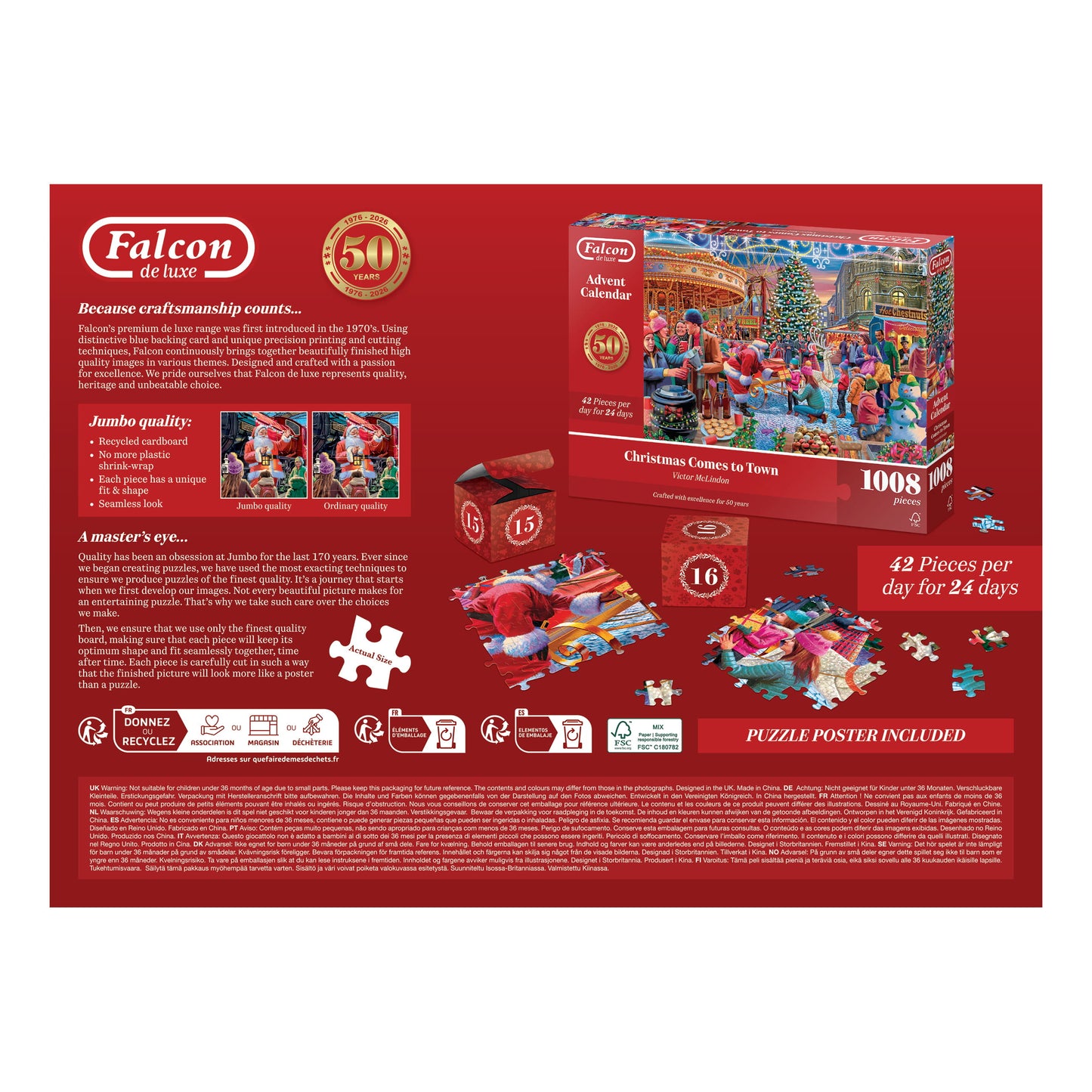 PRE-ORDER Falcon Advent - Christmas Comes to Town