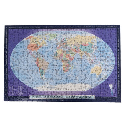 Personalised World Map 400 Piece Puzzle